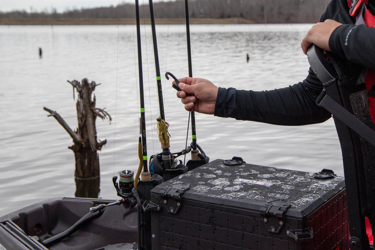 YakAttack® BlackPak Pro Kayak Fishing Crate 13