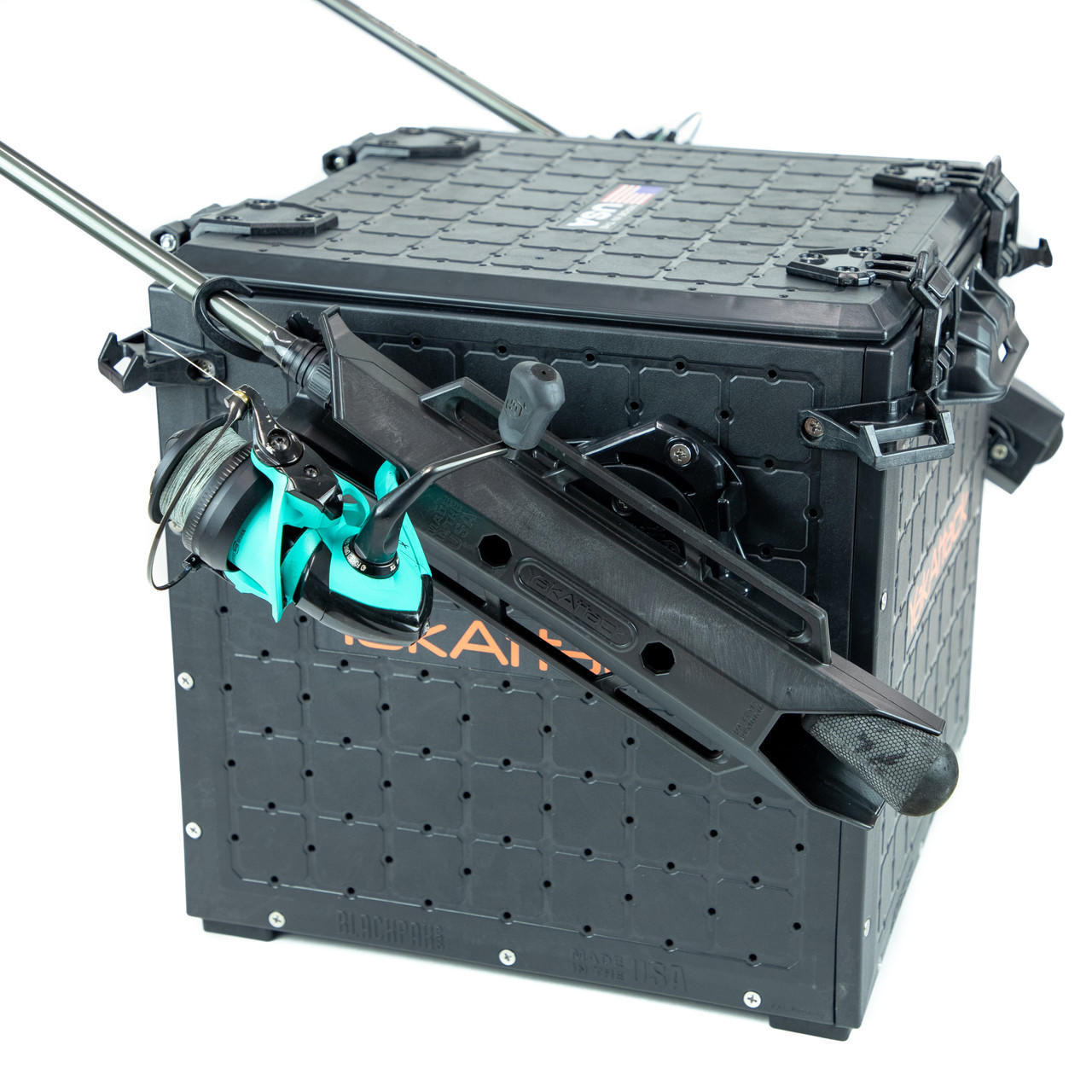 ロッド hidetora YakAttack ® TetherTube Turret - BlackPak Pro Accessory