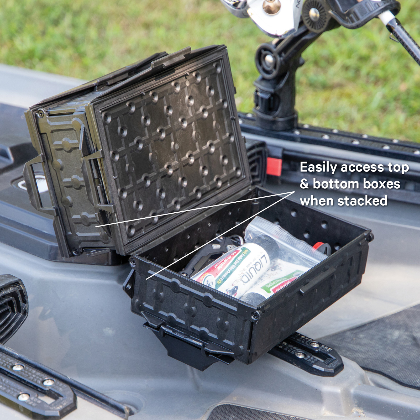 TracPak Combo Kit, Two Boxes and Quick Release Base