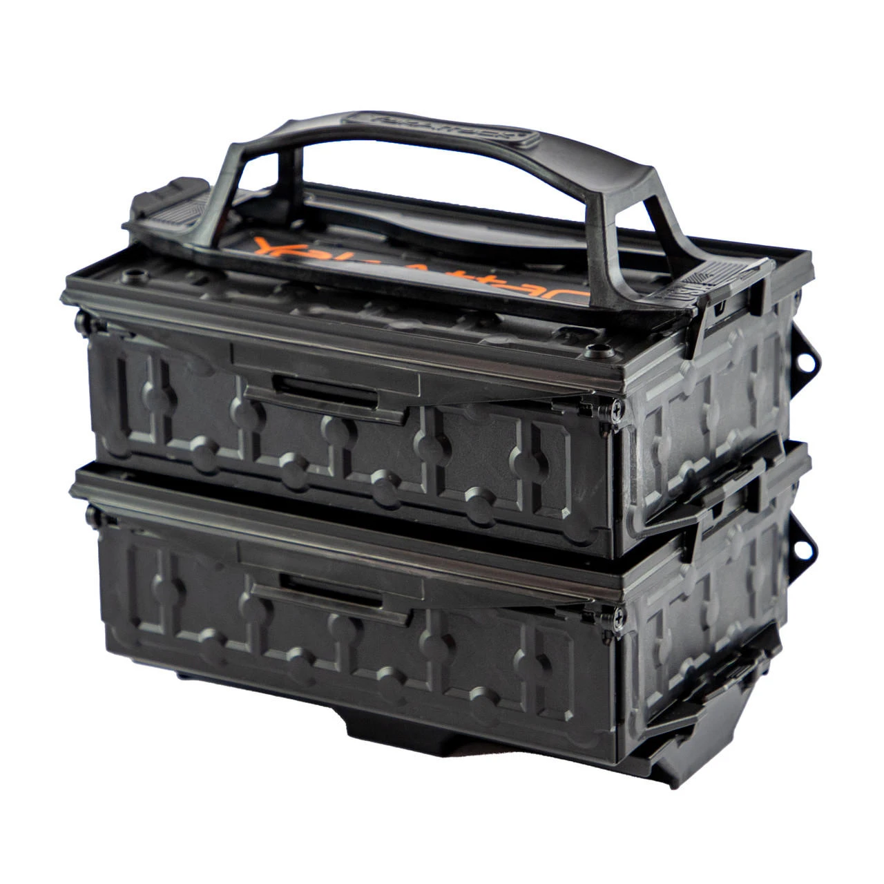 Fully Loaded TracPak Combo Kit, Two Boxes, Track Mount, Handle, and 3 Trays (1)