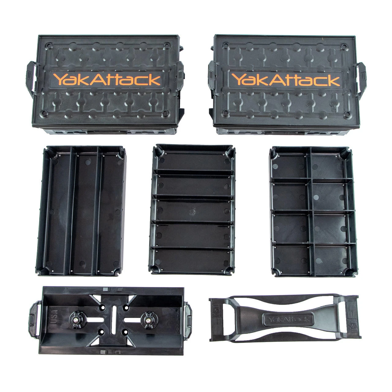Fully Loaded TracPak Combo Kit, Two Boxes, Track Mount, Handle, and 3 Trays (3)