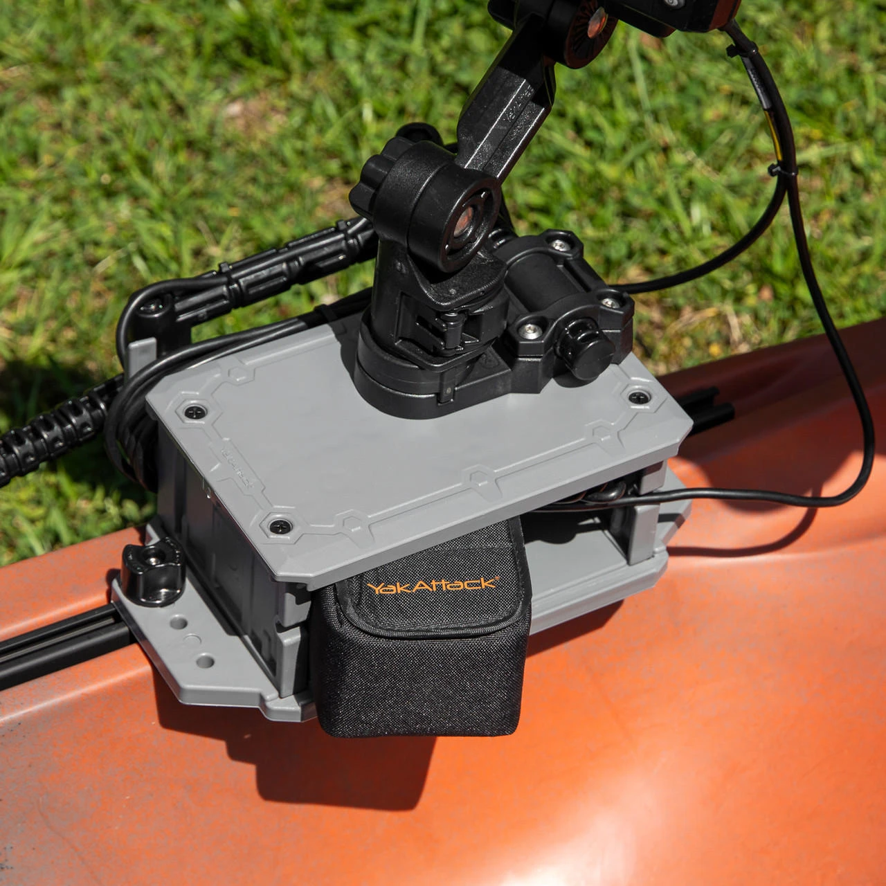 CellBlok Battery Box in Battleship Grey and SwitchBlade Transducer Arm Combo (21)
