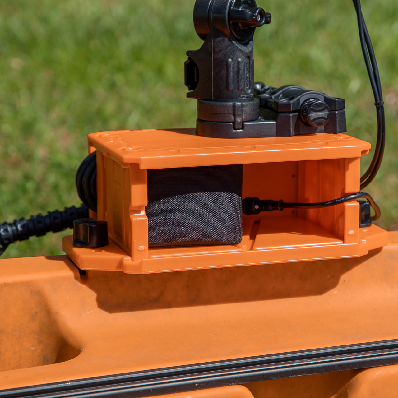 YakAttack® CellBlok Fish Finder Mount Combo Pack Orange - The Best