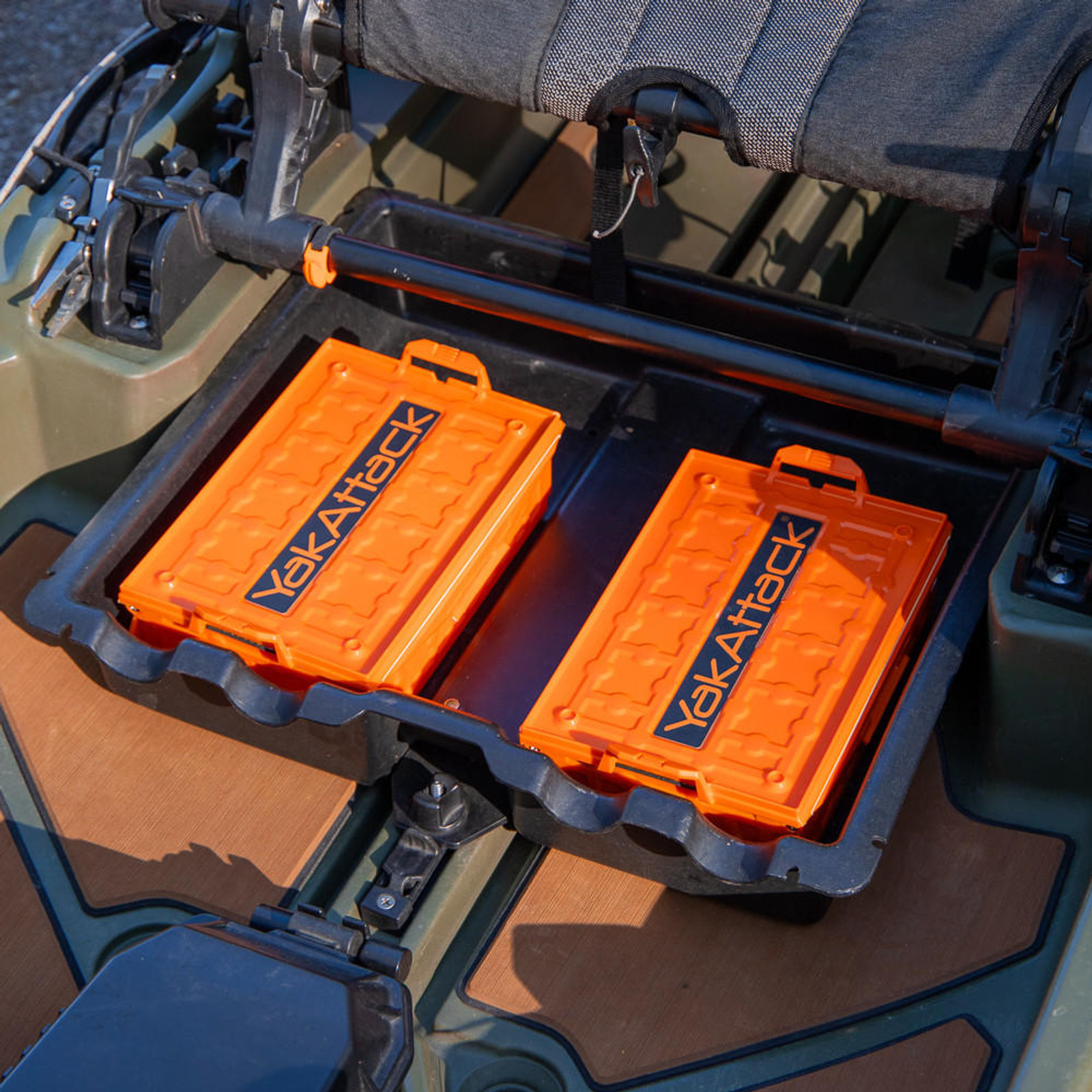 TracPak Combo Kit, Two Boxes and Quick Release Base, Orange