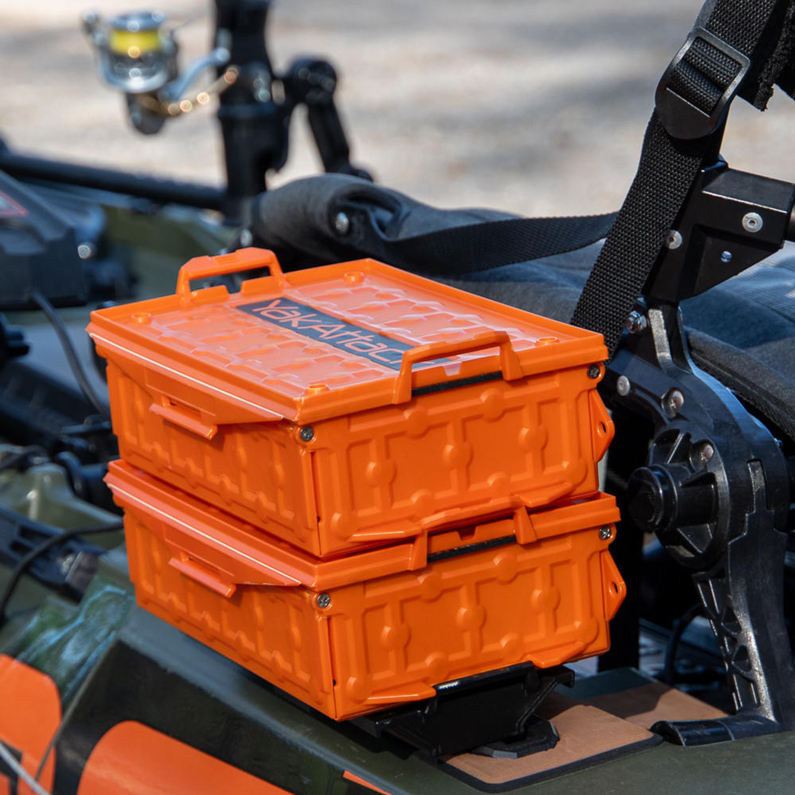  TracPak Combo Kit, Two Boxes and Quick Release Base, Orange 