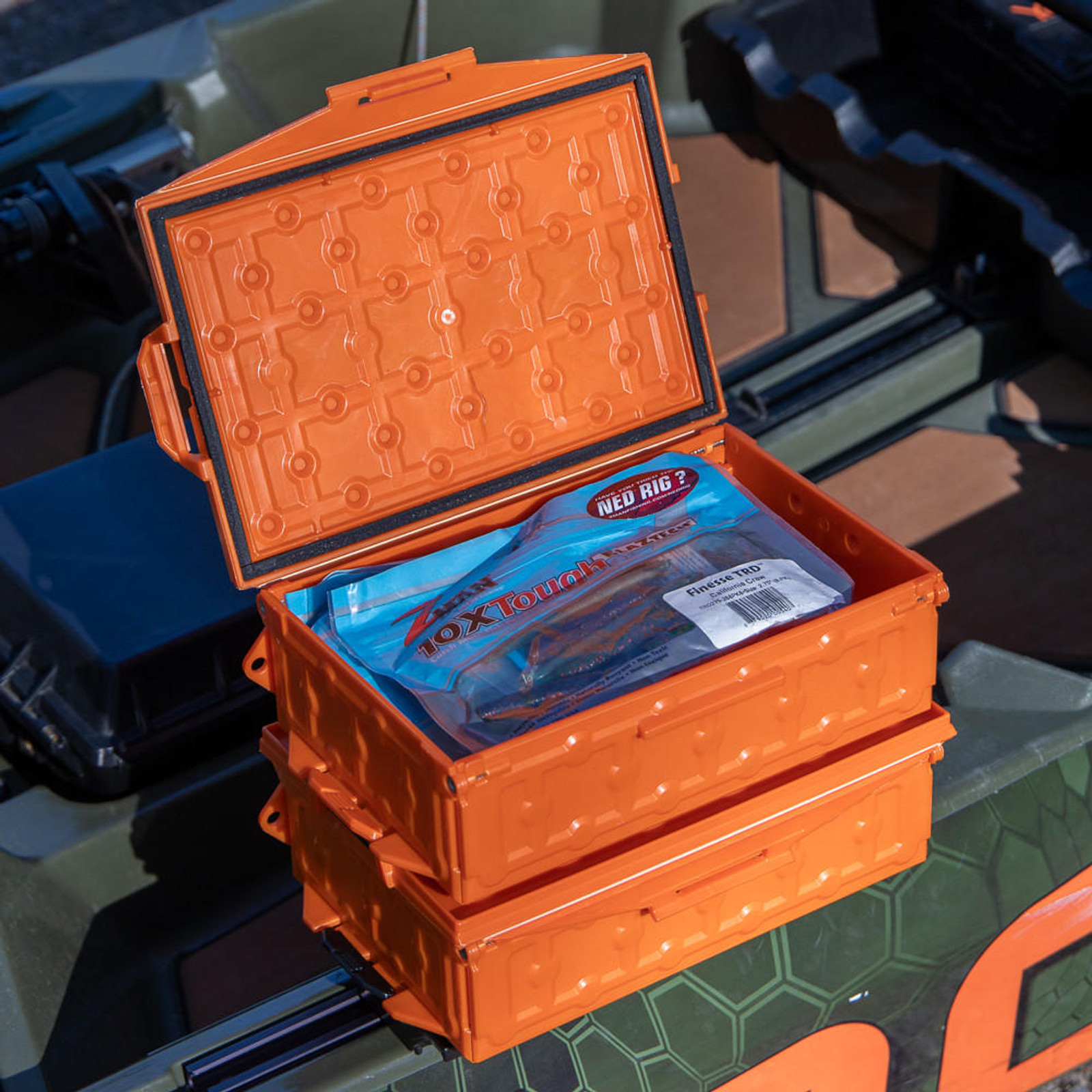 TracPak Combo Kit, Two Boxes and Quick Release Base, Orange