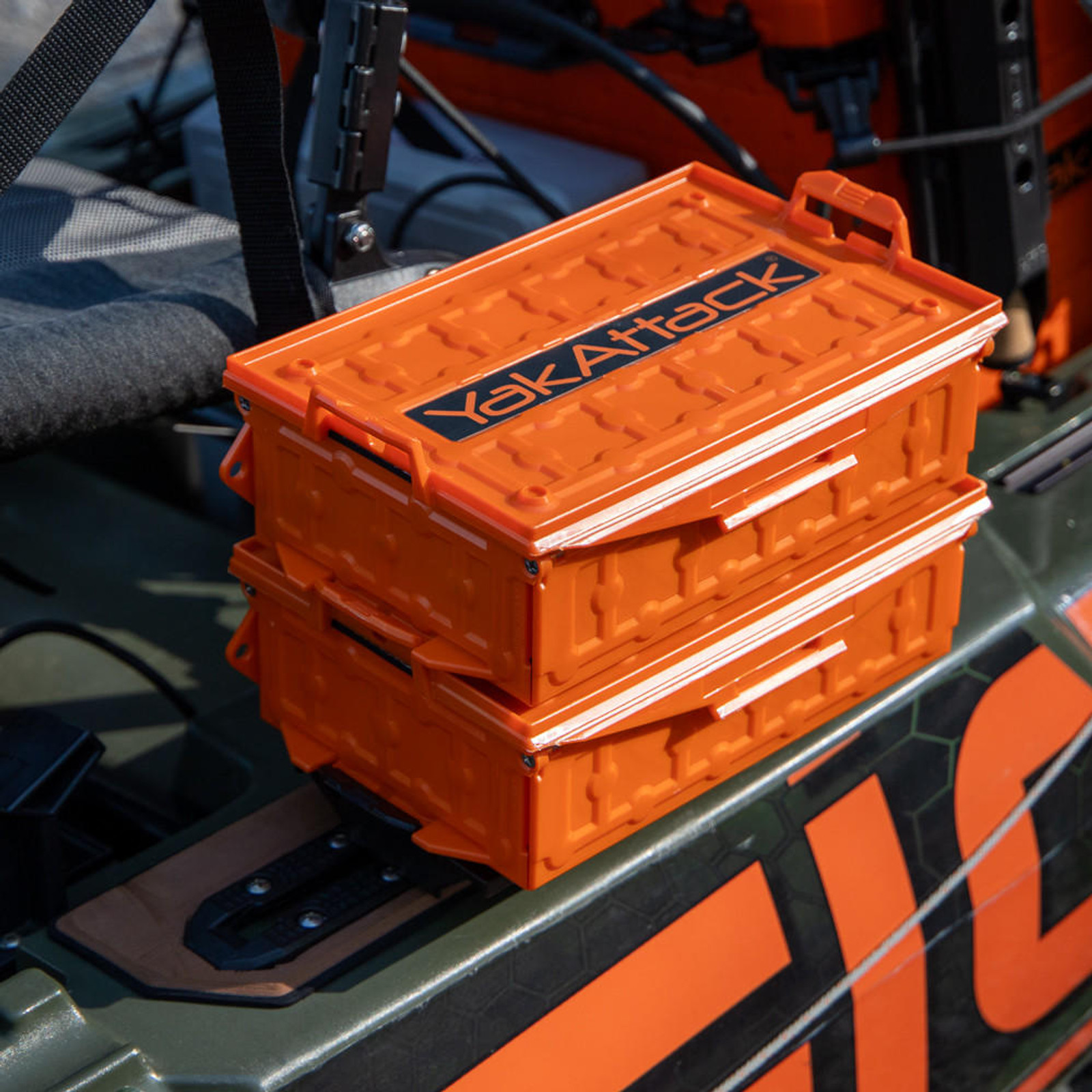 TracPak Combo Kit, Two Boxes and Quick Release Base, Orange