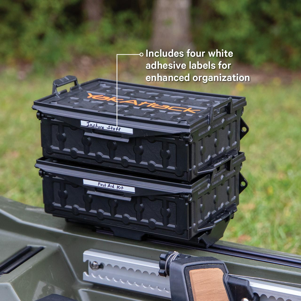 YakAttack® - TracPak Stackable Storage Box, Spare Box, Battleship