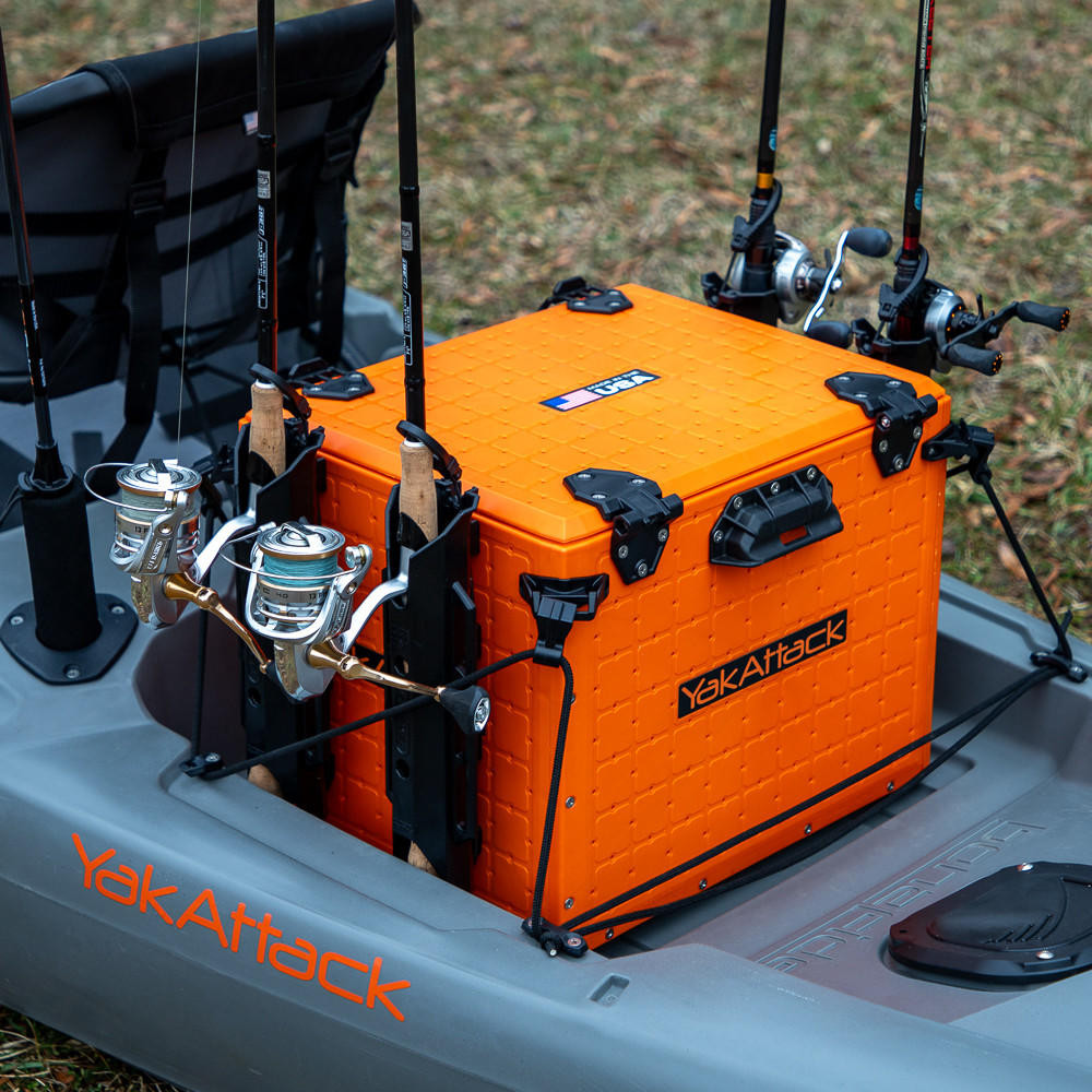 YakAttack® BlackPak Pro Kayak Fishing Crate 13