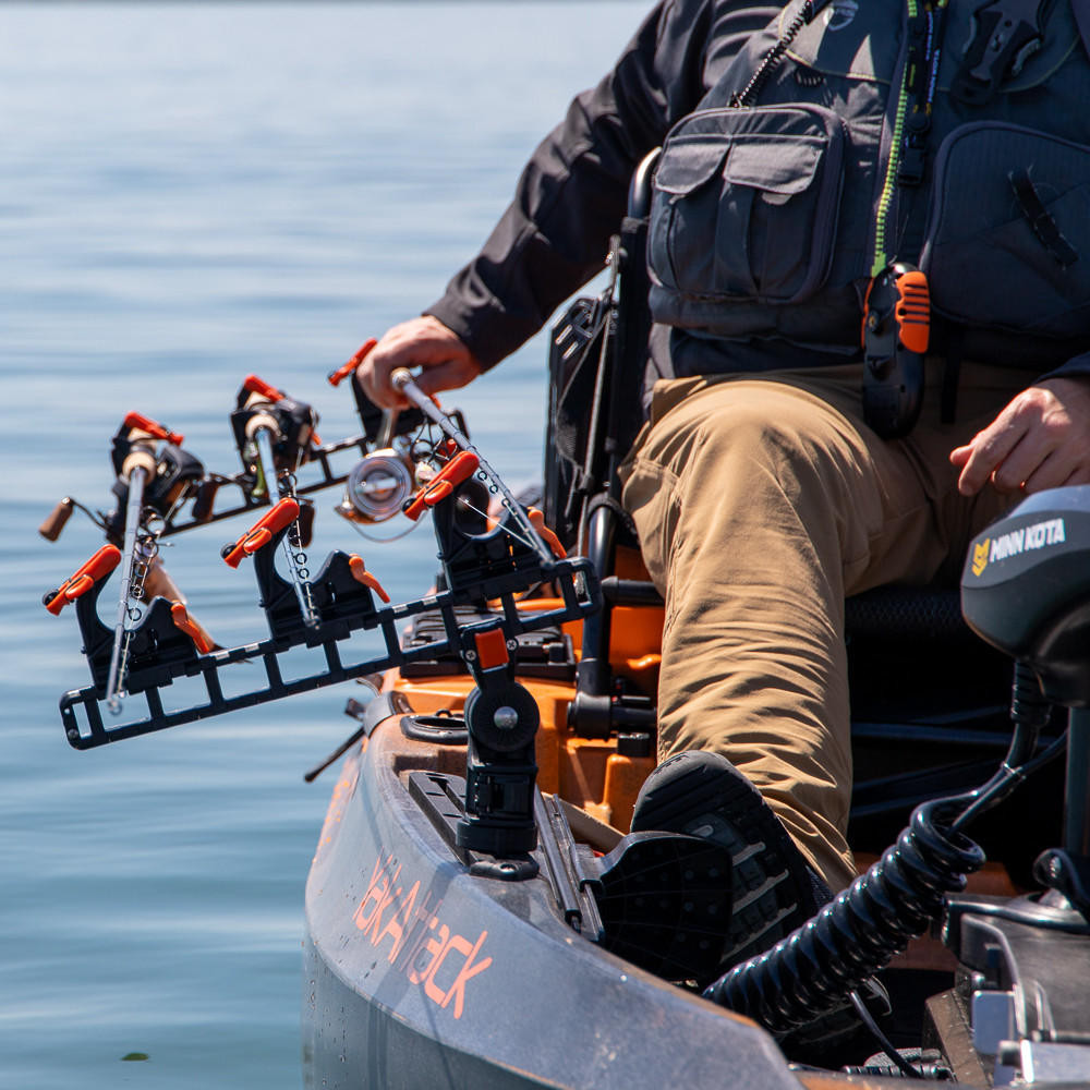 YakAttack® SideStage Pro Rod Rack Horizontal Rod Stager - Kayak Fishing ...