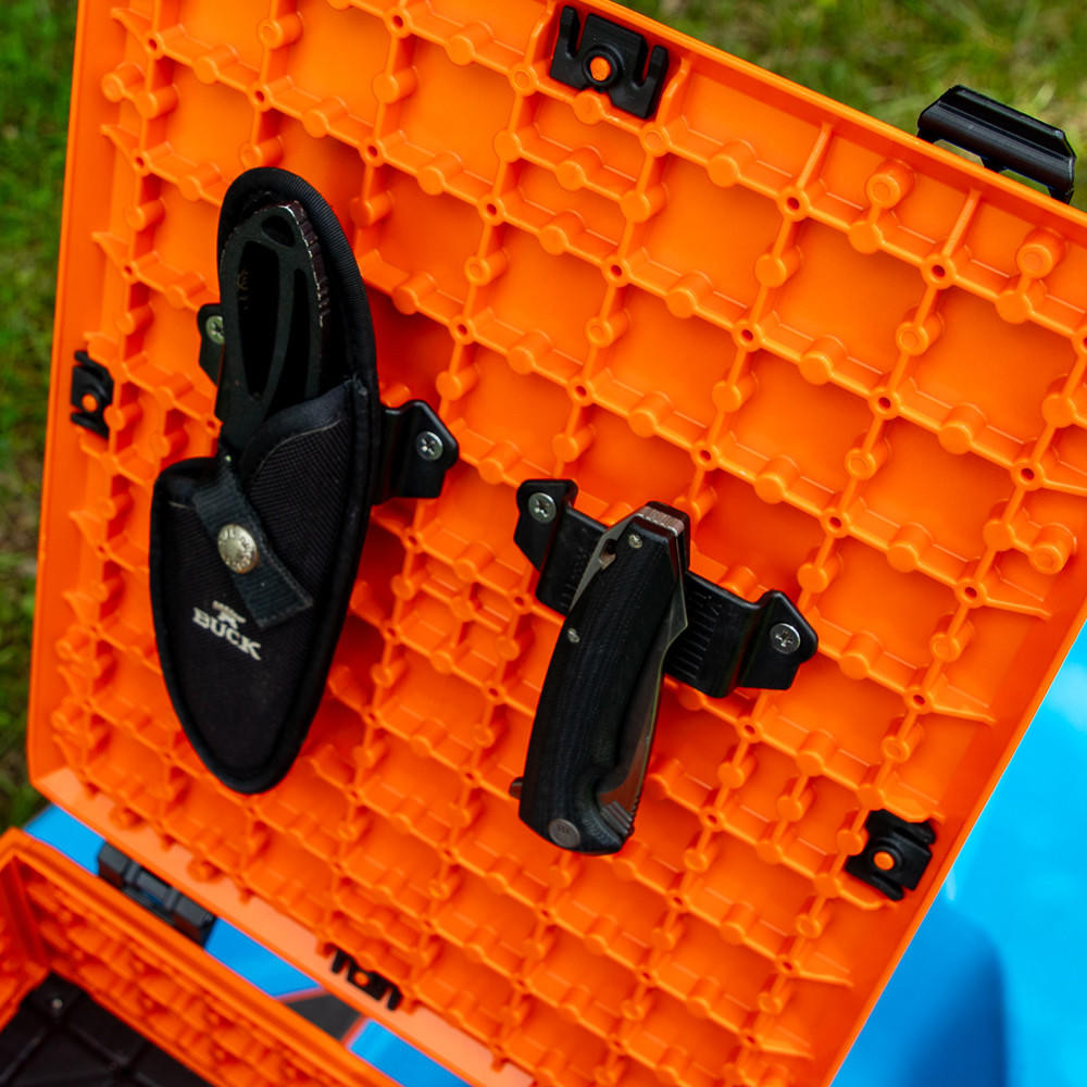 Angled view of the GridLoc Belt Loop Adapter