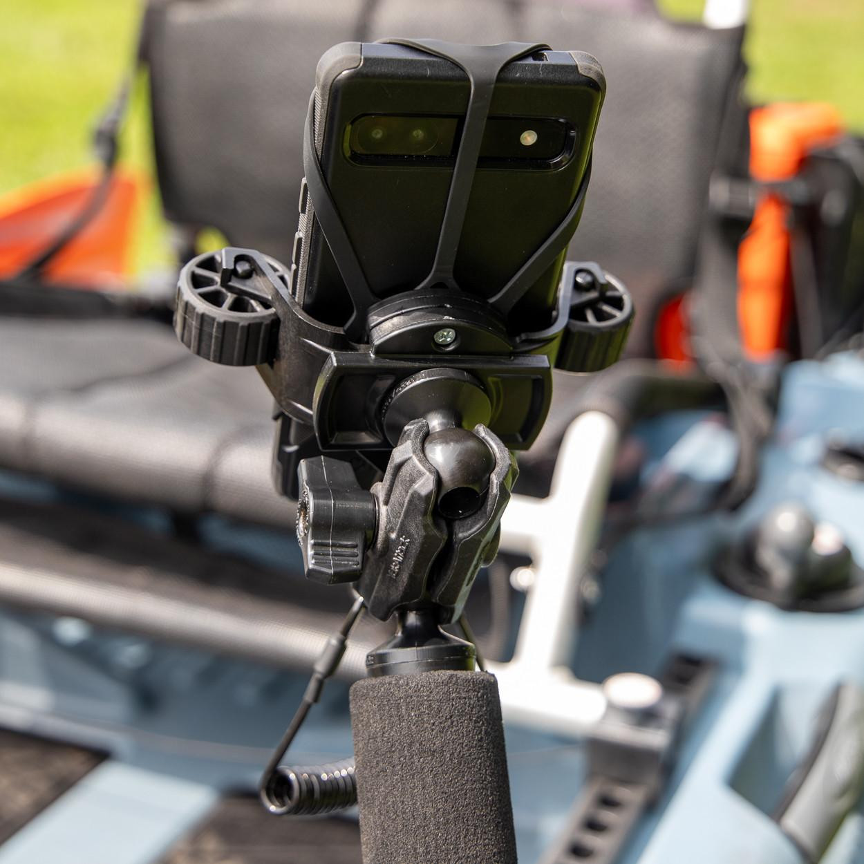 Yoke 50 Nut Cap Mount & Quick Grip Holder for iPhone X (sku 52097)