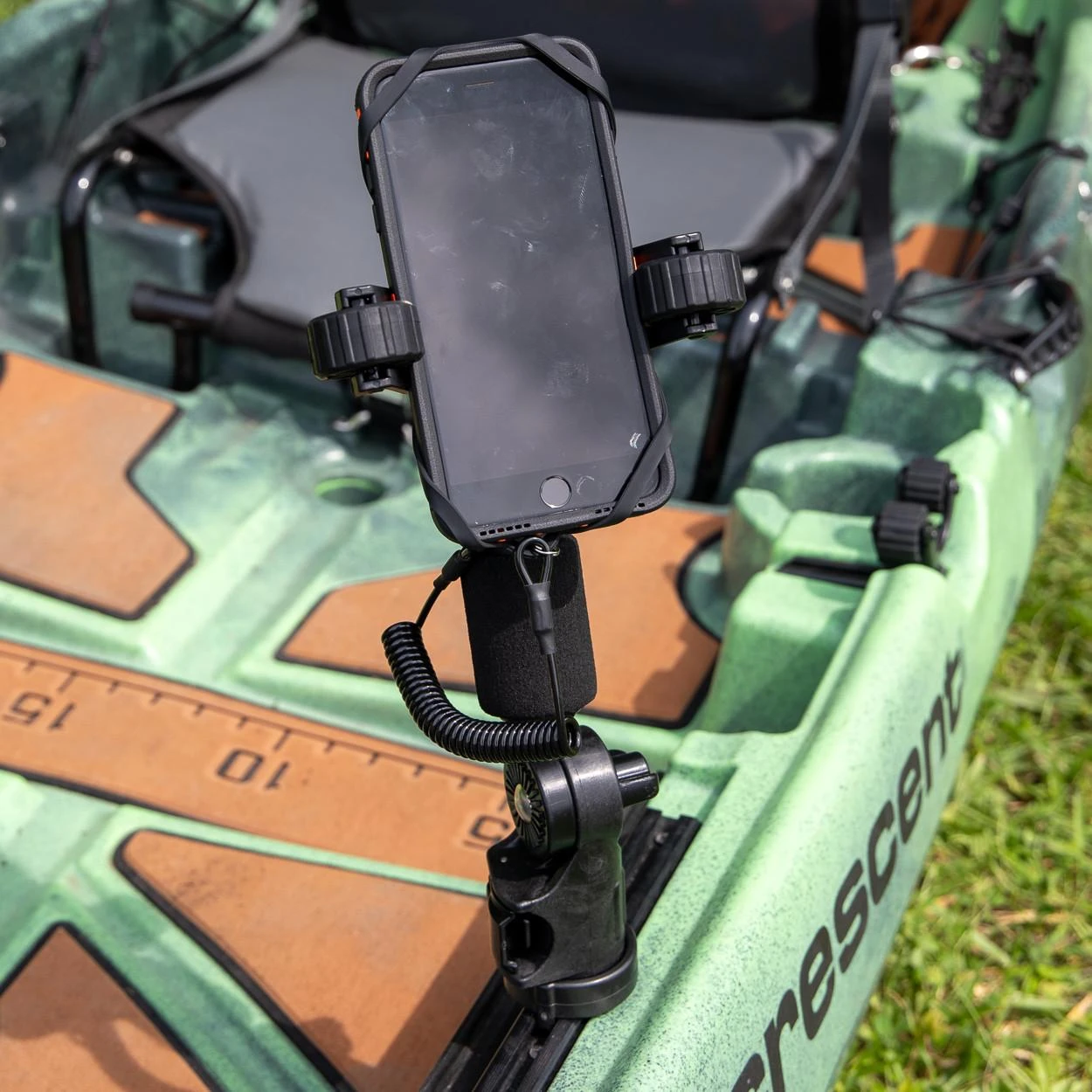 Front angled view of the RotoGrip Phone Holder Pro with LockNLoad Mounting System (2)