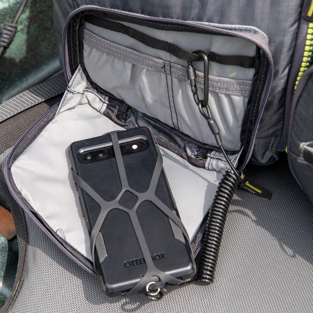 YakAttack® Universal Smartphone Harness with Tether - Fishing and