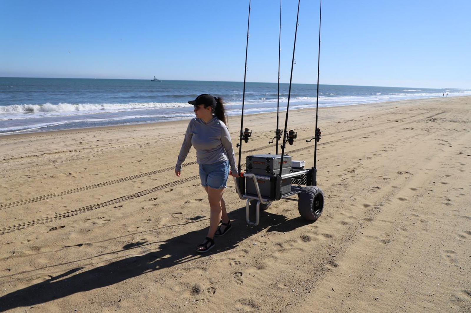 SandRig Surf Cart, 20” x 36” with 16" Balloon Tires