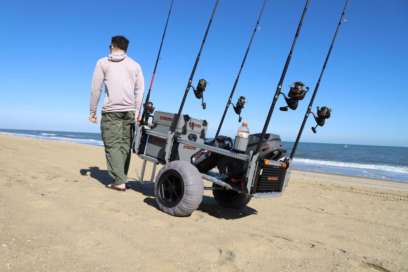 SandRig Surf Cart, 20” x 54” with 16" Balloon Tires