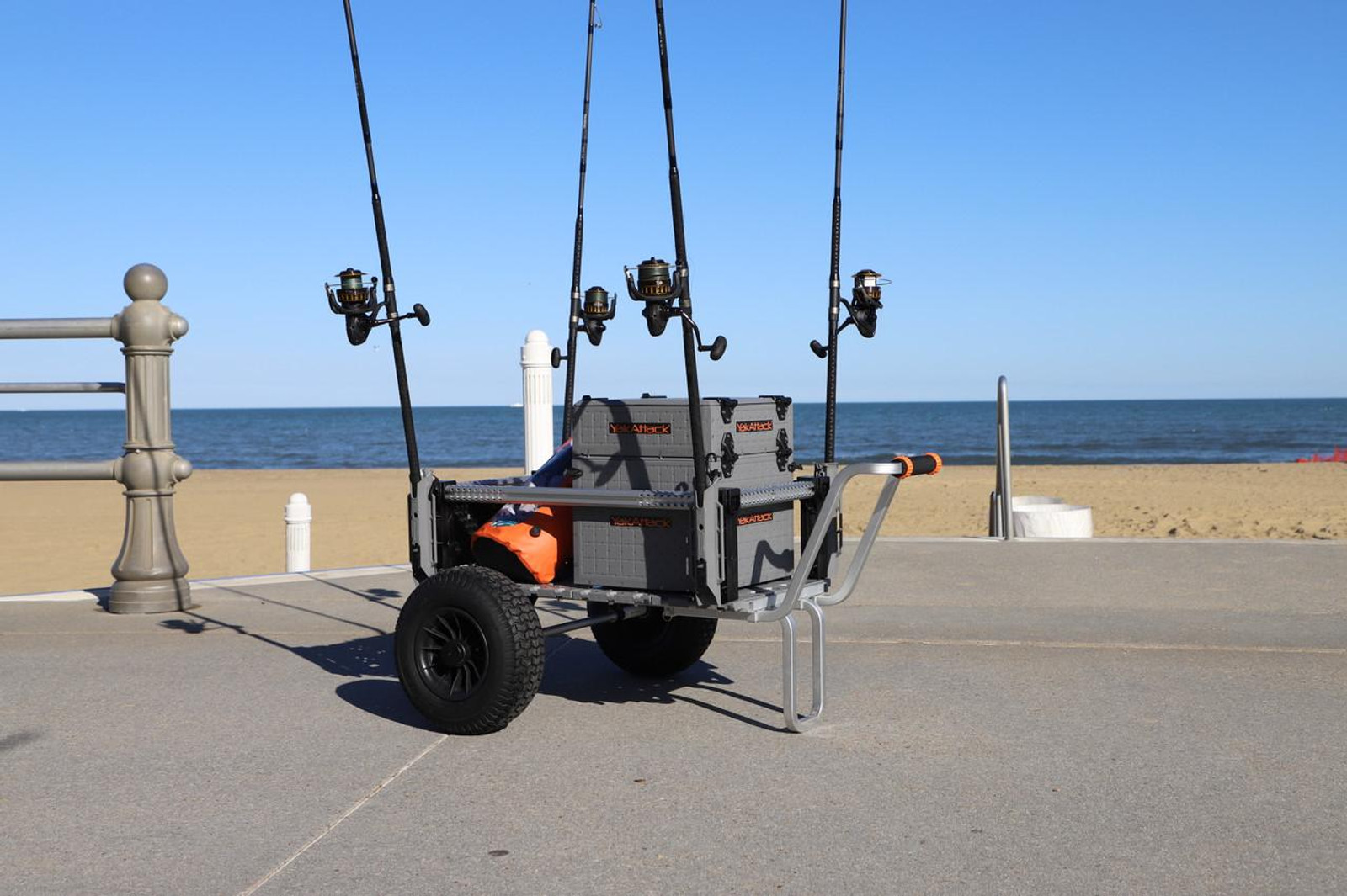SandRig Surf Cart, 20” x 36” with 16" Rubber Tires