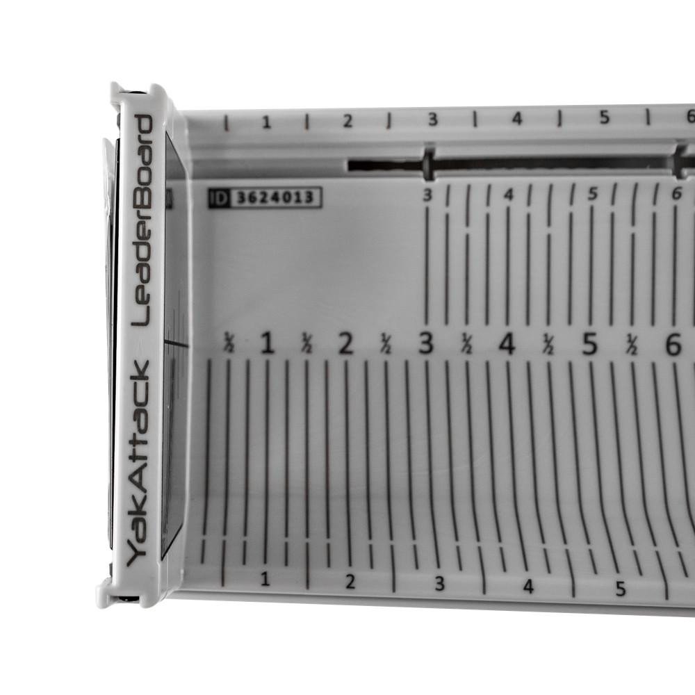 LeaderBoard - 28" Measuring Board with Built-In Identifier Holders and Cull Tabs, Overcast Grey (12)