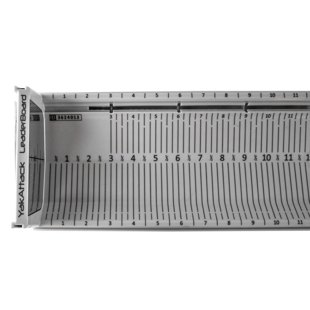 LeaderBoard - 28" Measuring Board with Built-In Identifier Holders and Cull Tabs, Overcast Grey (15)