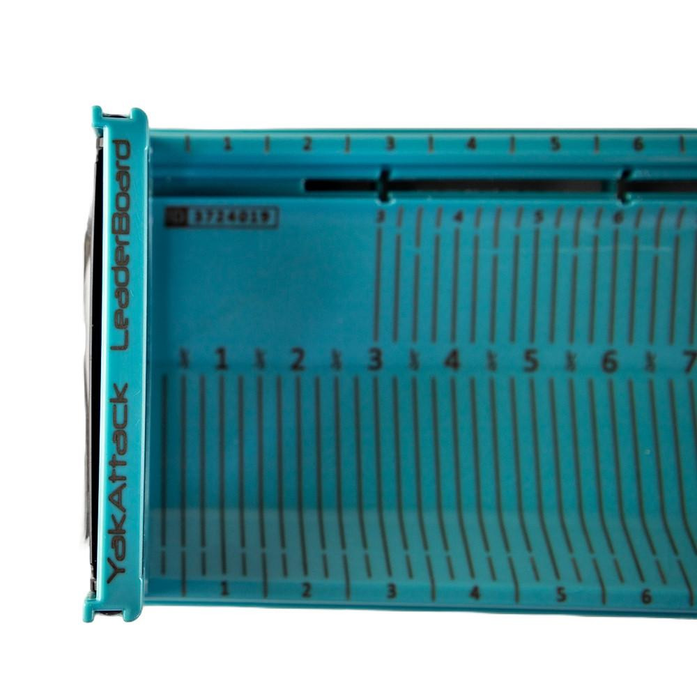 LeaderBoard - 28" Measuring Board with Built-In Identifier Holders and Cull Tabs, Jetty Blue