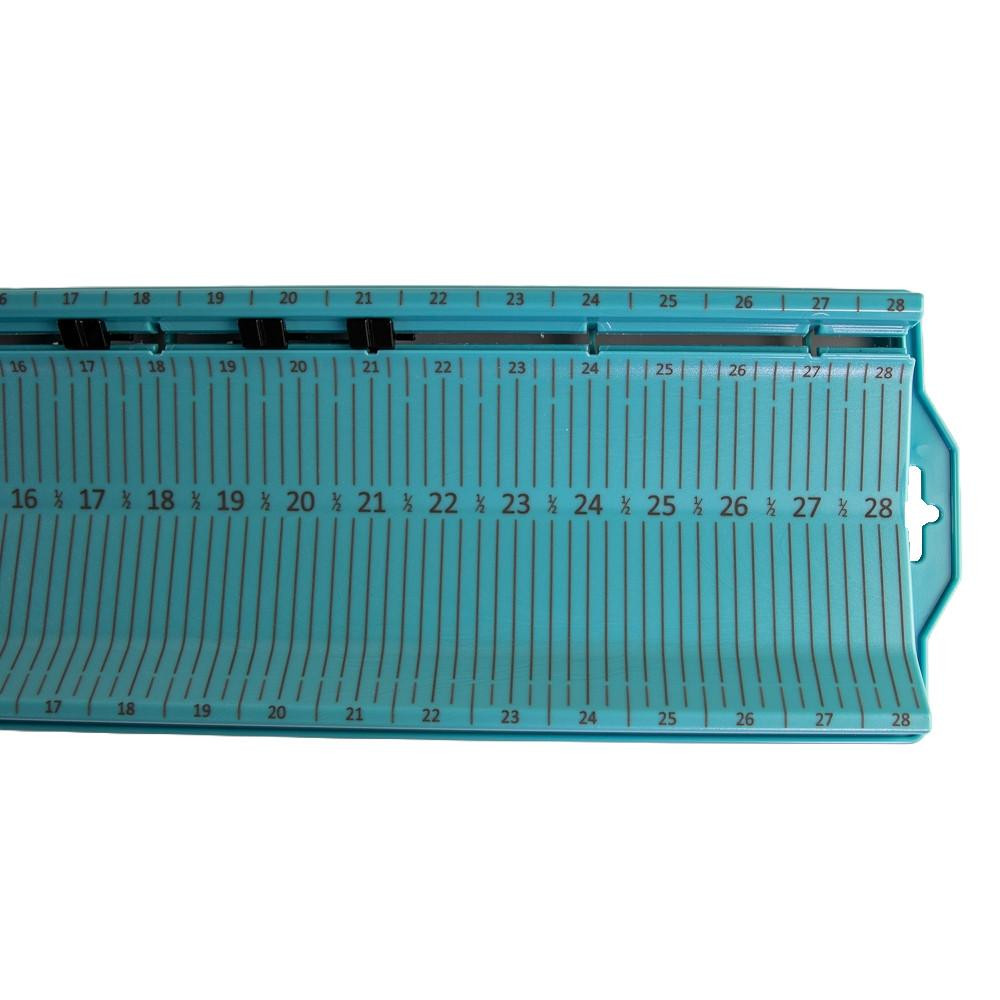 LeaderBoard - 28" Measuring Board with Built-In Identifier Holders and Cull Tabs, Jetty Blue