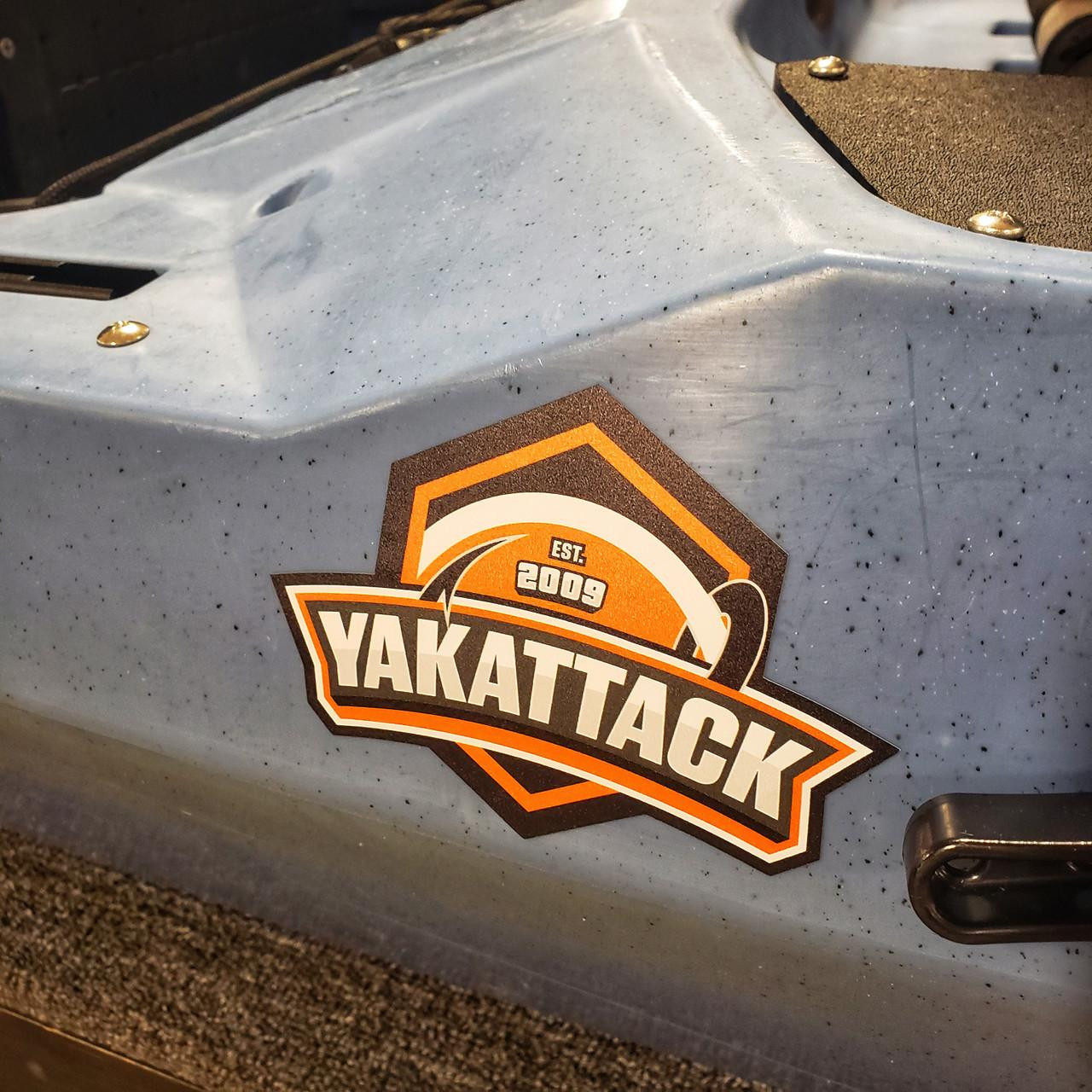 Game Day Decal 4.50” x 3.375” shown on kayak