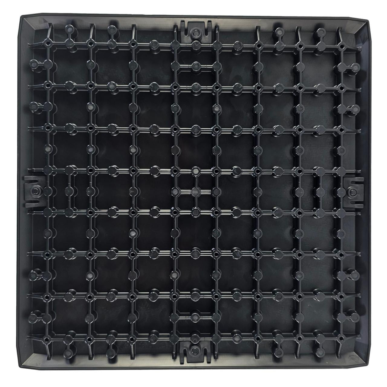 13x13 BlackPak Pro Lid with 4 Bumpers, Black