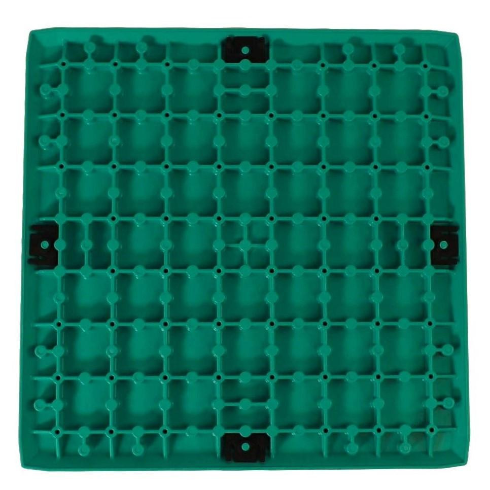 13x13 BlackPak Pro Lid with 4 Bumpers, Teal