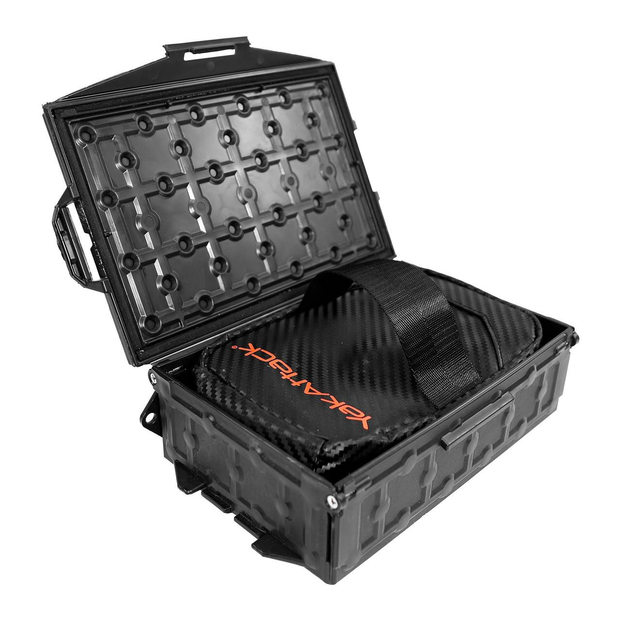 バッグ yasakukatai 8” x 5” HD Tackle Wallet, Black Carbon