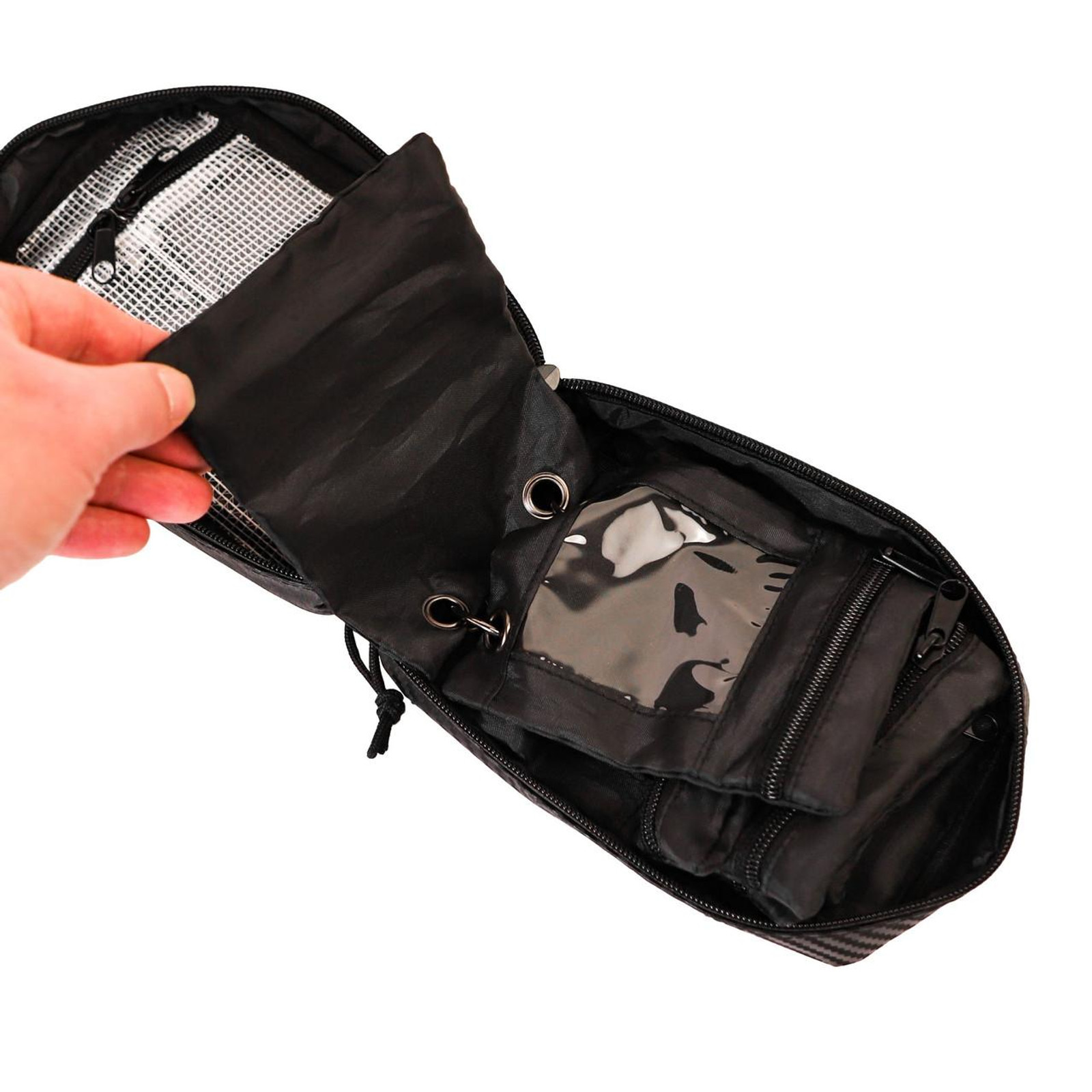 8” x 5” HD Tackle Wallet, Black Carbon