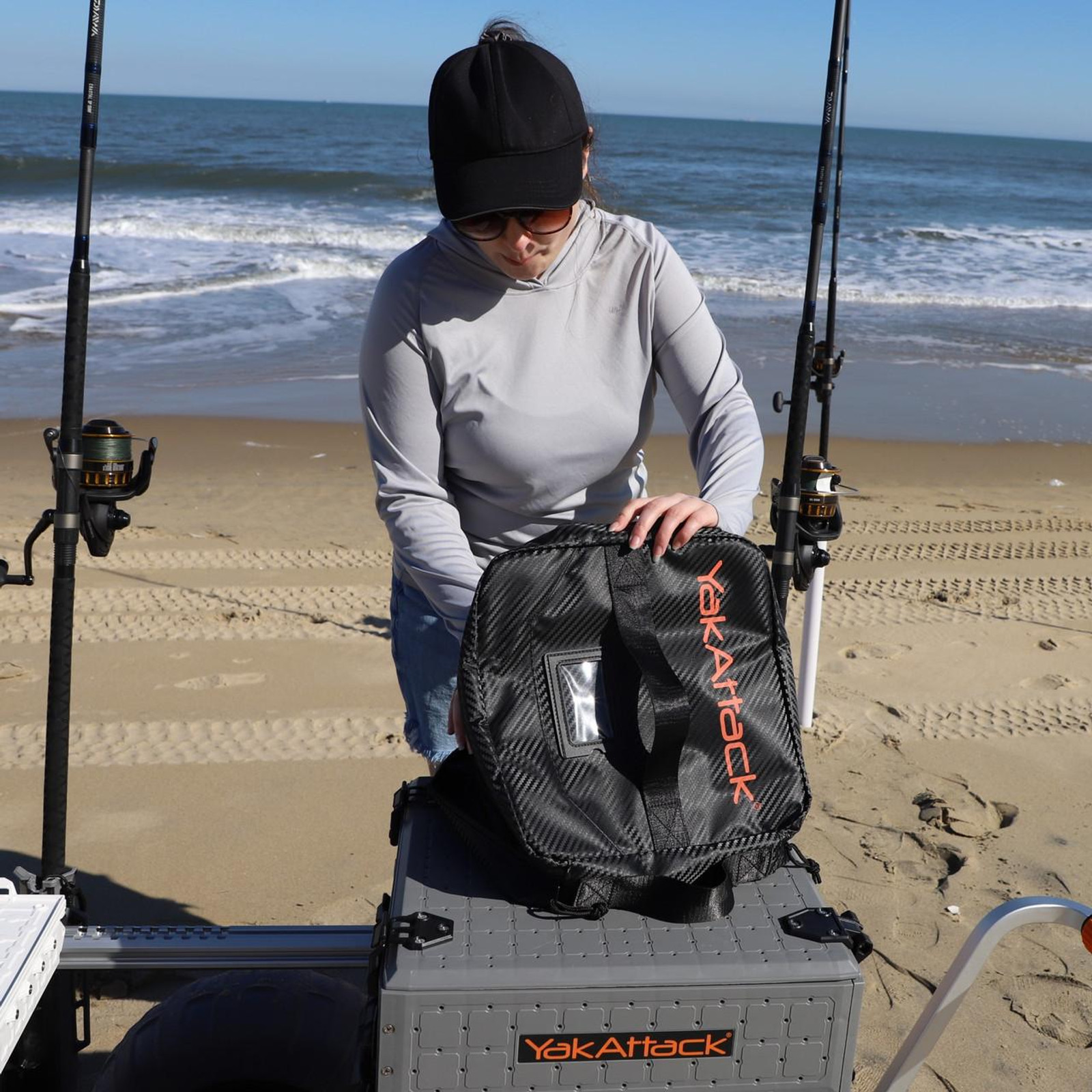 12” x 12” HD Bait Binder, Black Carbon