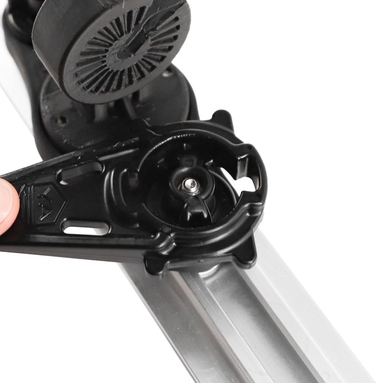 YakAttack Gorilla Wrench being used on Zero Play LockNLoad Adapter