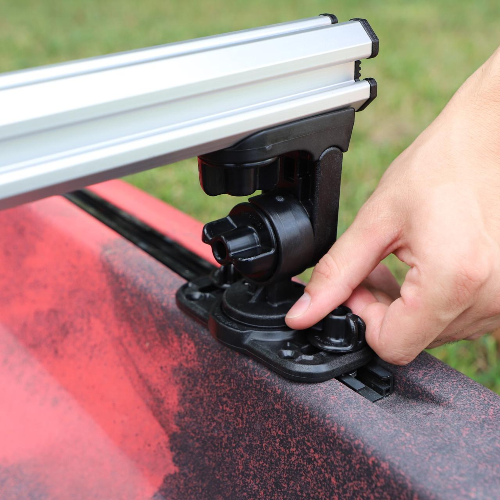 Command Center CrossBar, with Zero Play LockNLoad™ Track Mount Adapter
