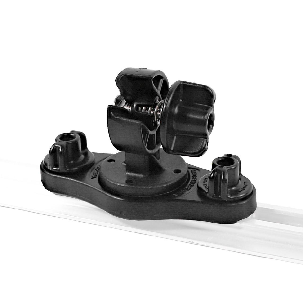 Side angled view of the Zero Play LockNLoad™ Track Mount Adapter