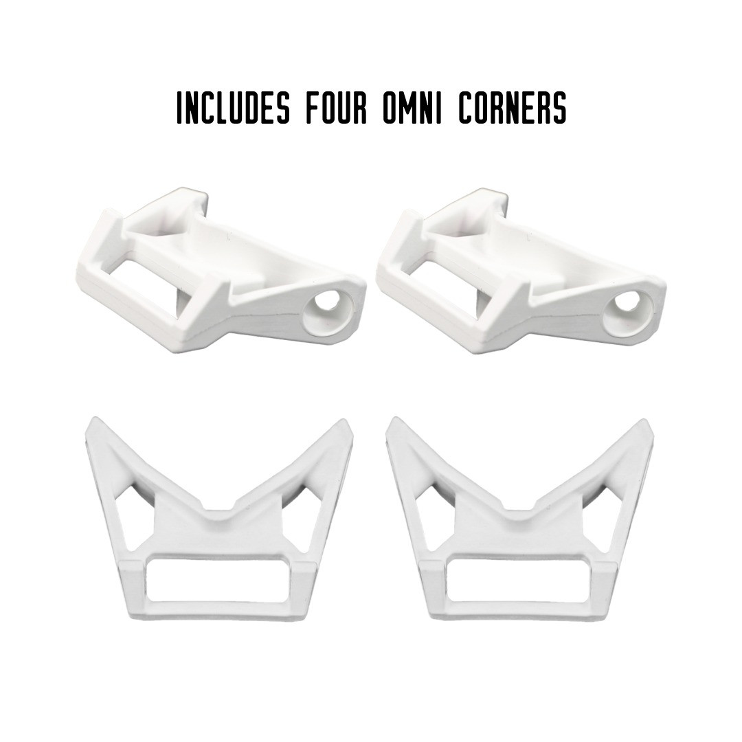 BlackPak Pro and ShortStak Complete Color Upgrade Kit, White