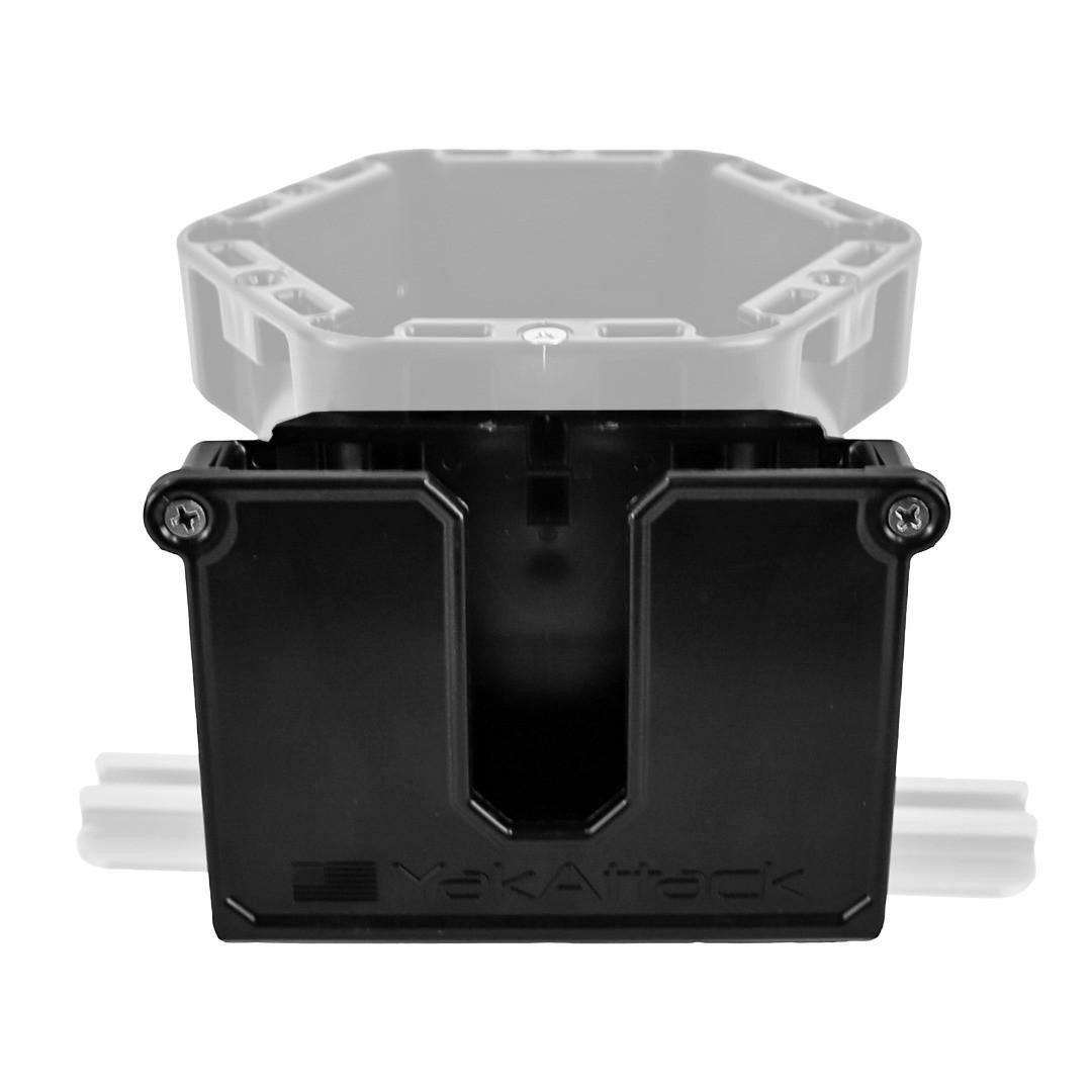 Front view of the Cup Holder Pro Side Pocket shown attached to a Cup Holder Pro