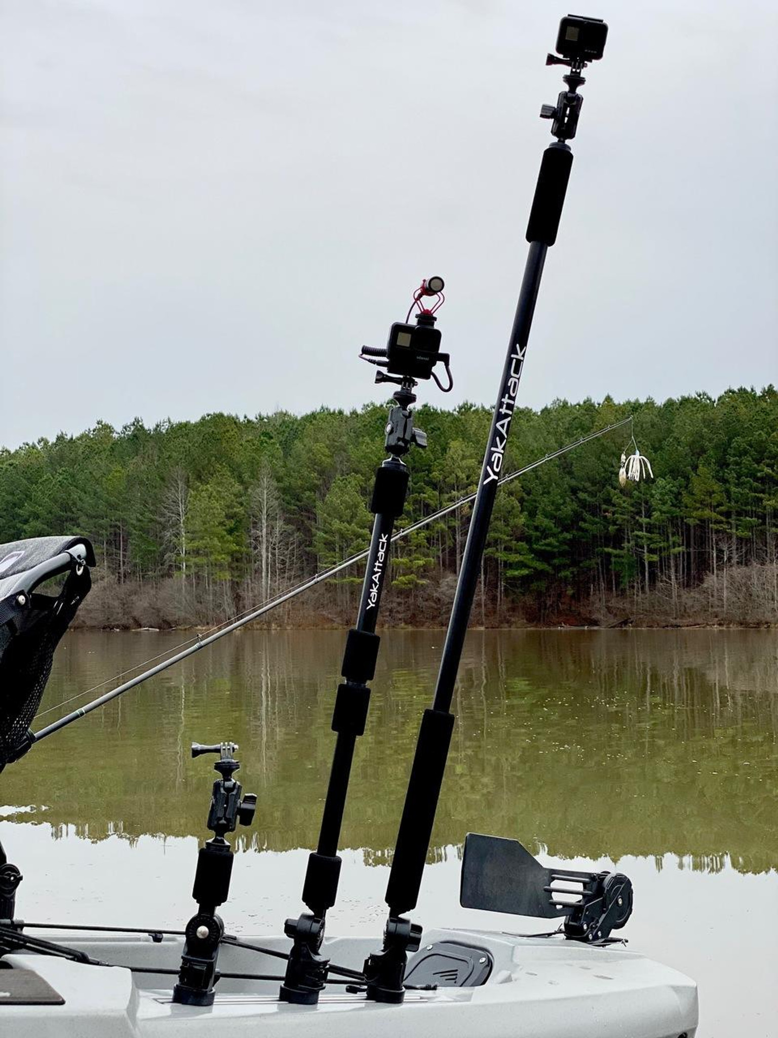 DIY kayak net storage - Bassmaster