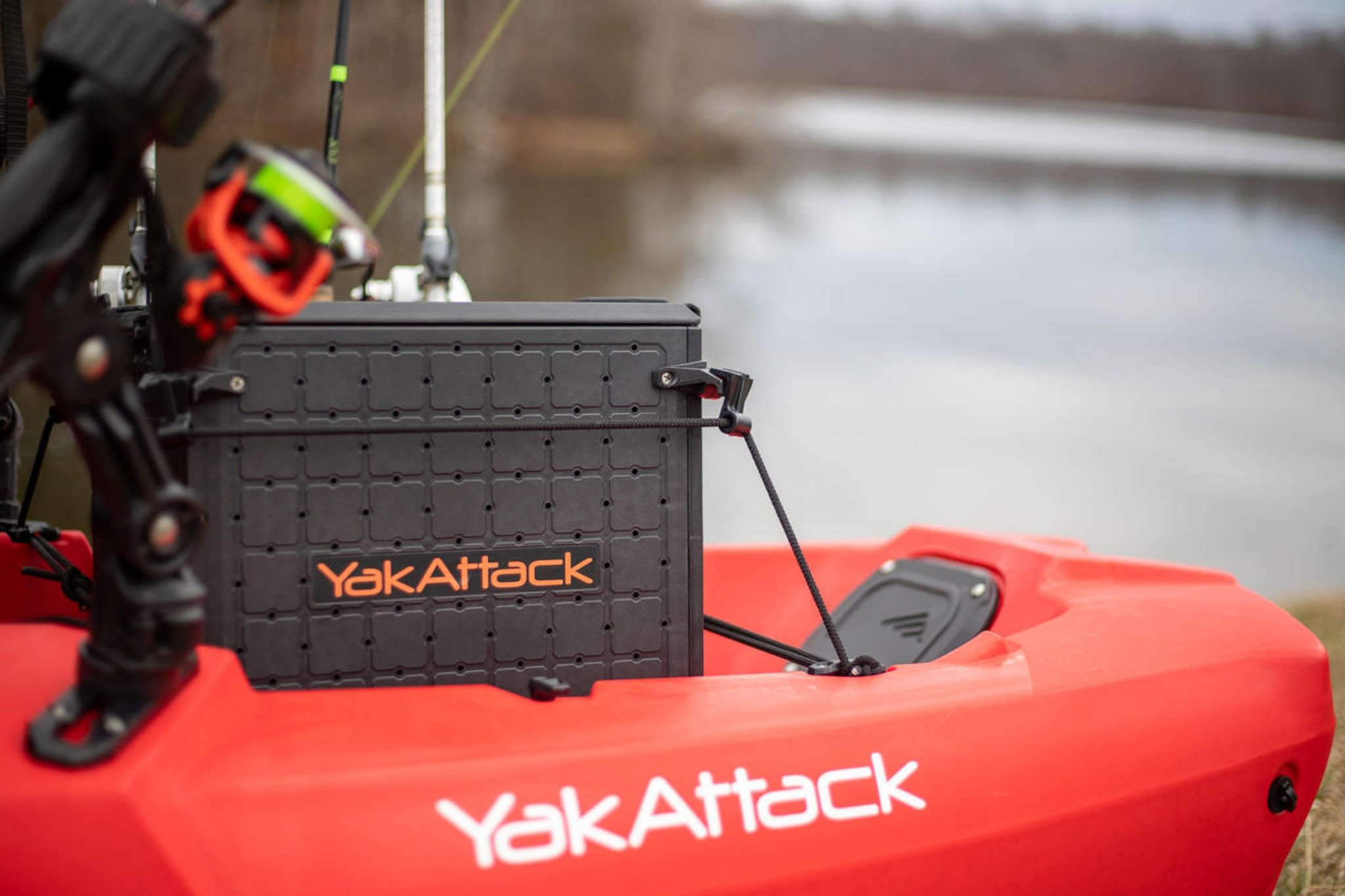 YakAttack® BlackPak Pro Kayak Fishing Crate 13 x 13 - Kayak Fishing Gear