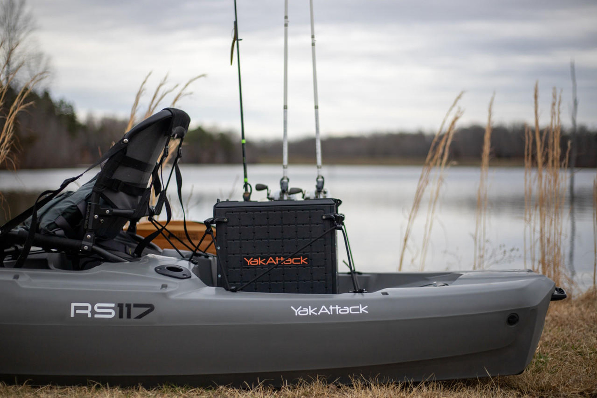 YakAttack® BlackPak Pro Kayak Fishing Crate 13 x 13 - Kayak