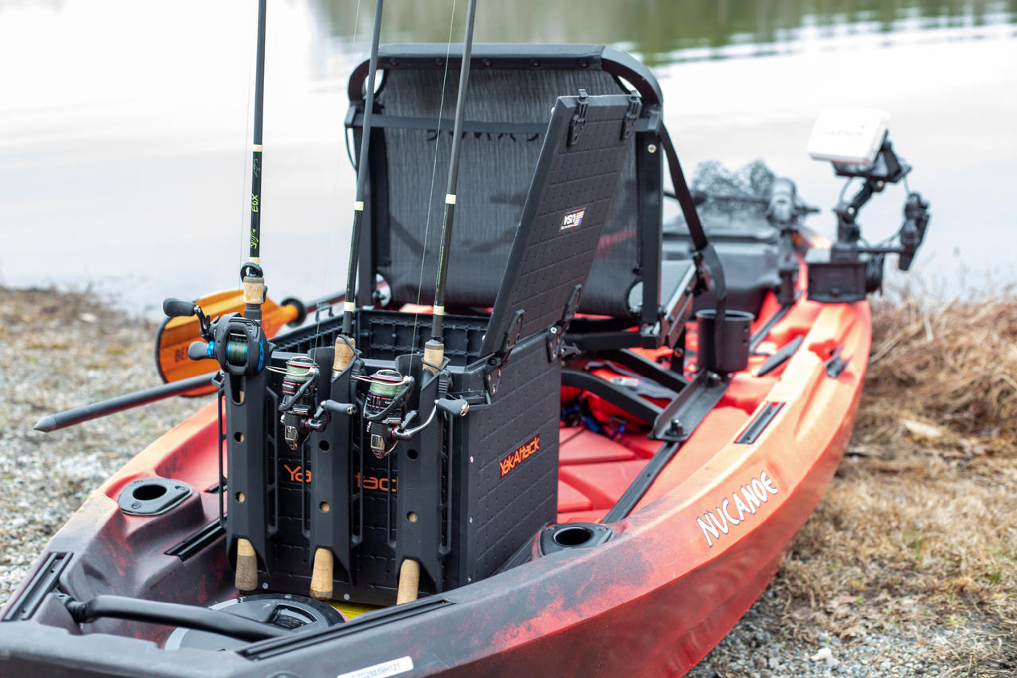YakAttack® BlackPak Pro Kayak Fishing Crate 13 x 16 - Kayak