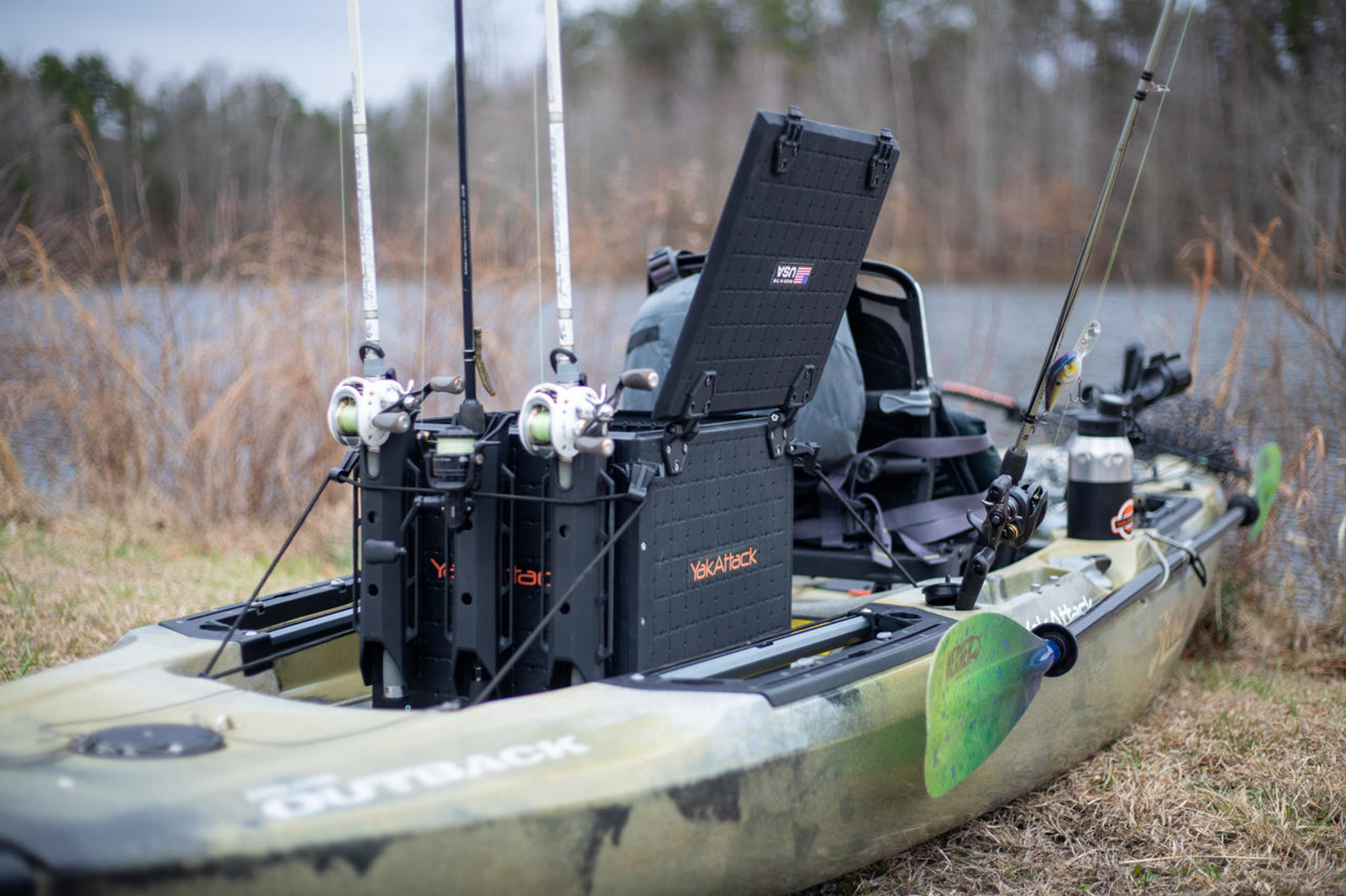 Fishing Gear: YakAttack BlackPak Pro Kayak Fishing Crate—13x - In-Fisherman