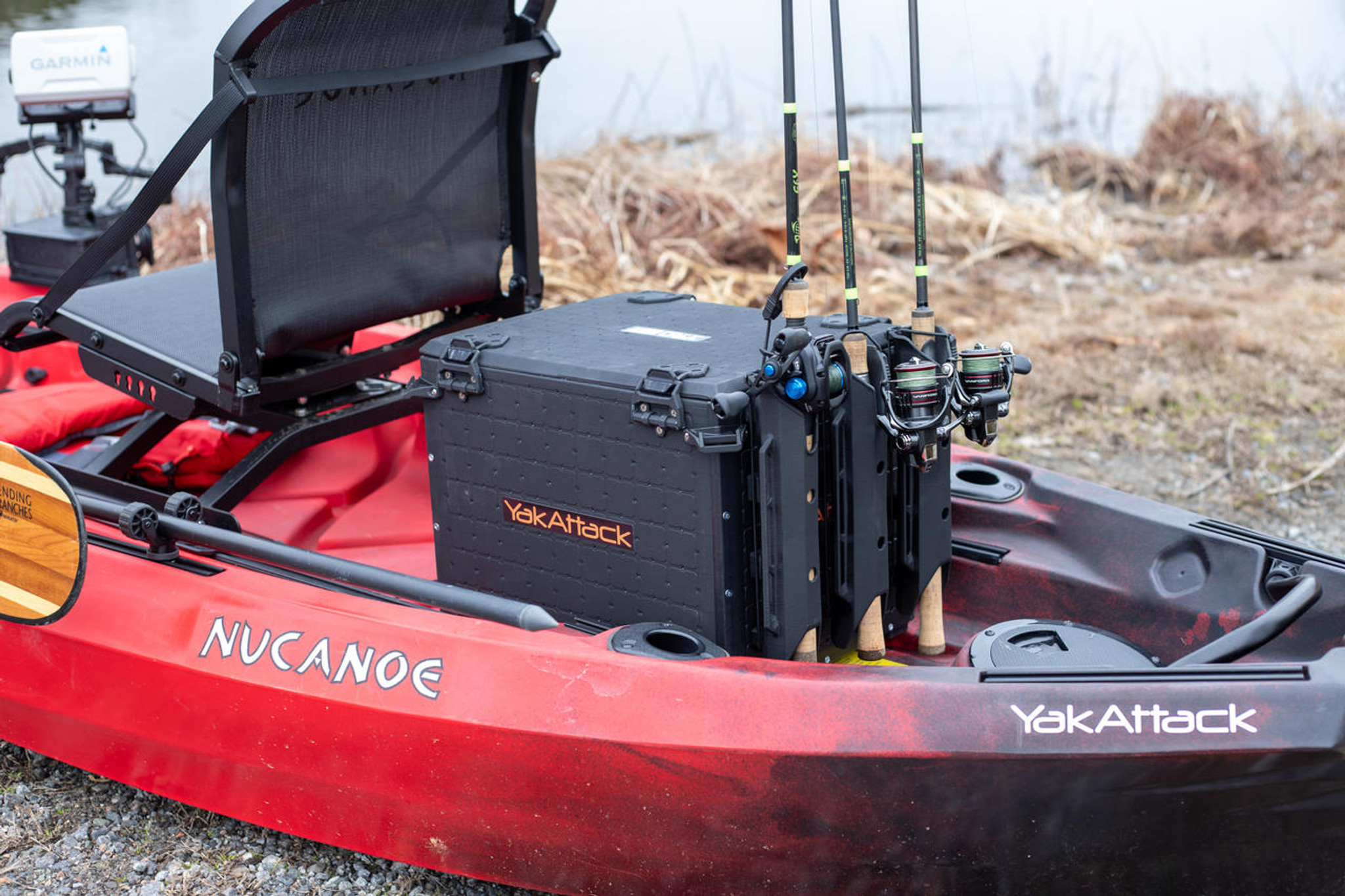 YakAttack BLP-PRO-16X16-DS BlackPak Pro Kayak Fishing Crate - 16