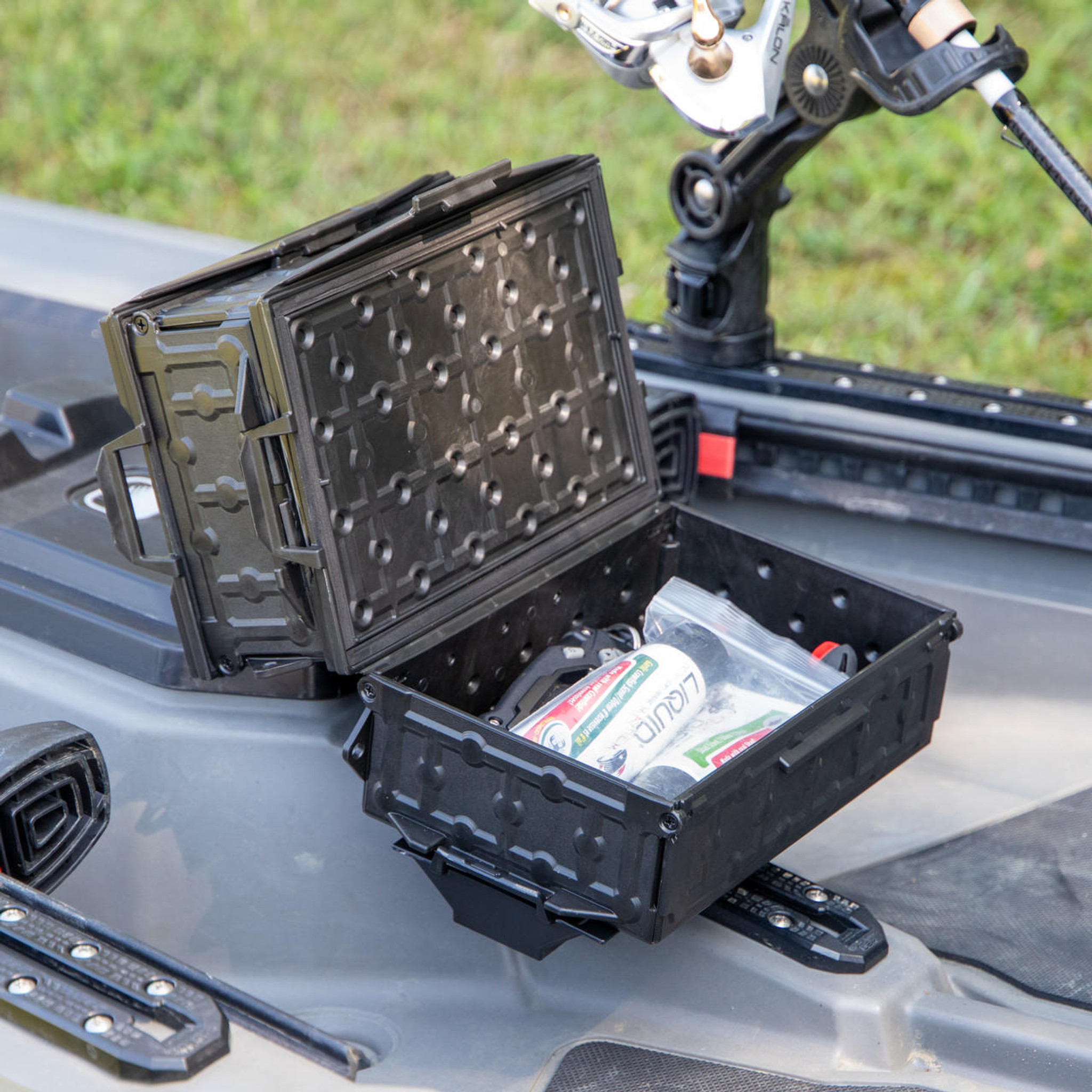 YakAttack® - TracPak Combo Kit, Two Boxes and Track Mount - Kayak Fishing  Gear