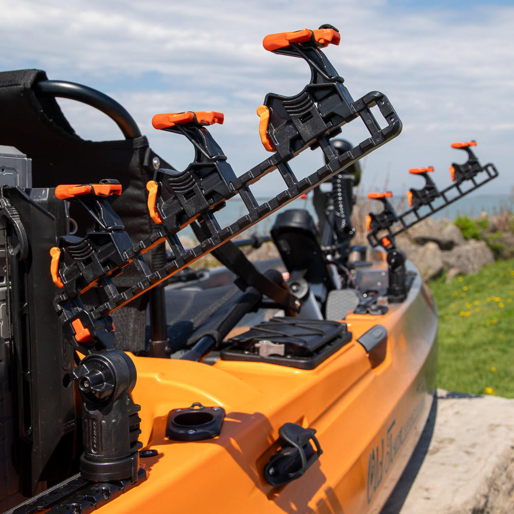 YakAttack® SideStage Pro Rod Rack Horizontal Rod Stager - Kayak Fishing ...