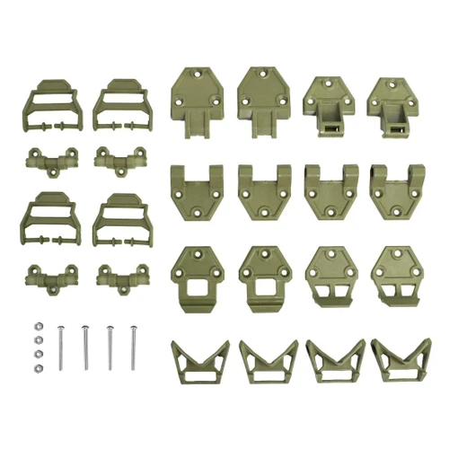  Hinge & Latch Kit for BlackPak Pro and ShortStak, Olive Green 