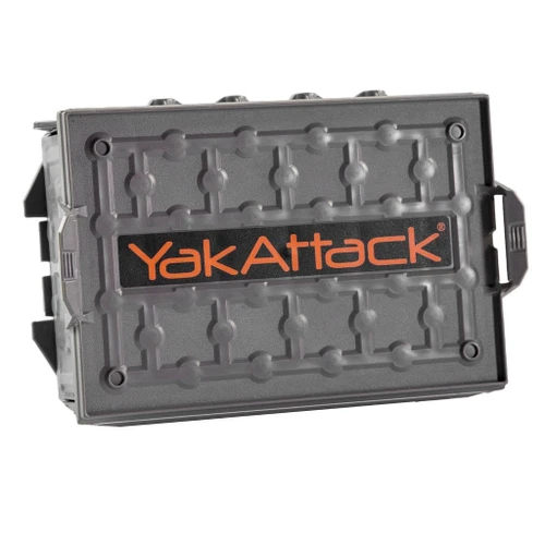 Top view of the TracPak Stackable Storage Box, Spare Box, Battleship Grey