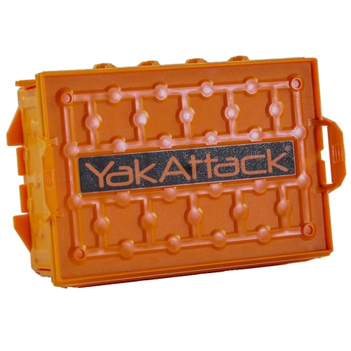 Top view of the TracPak Stackable Storage Box, Spare Box, Orange