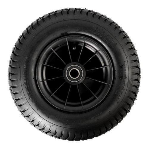 Side view of the 16" Rubber Tire for SandRig Surf Cart - Two Pack