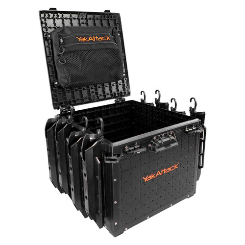 Front left view of the BlackPak Pro & Mesh Bag Bundle, 16x16, Black