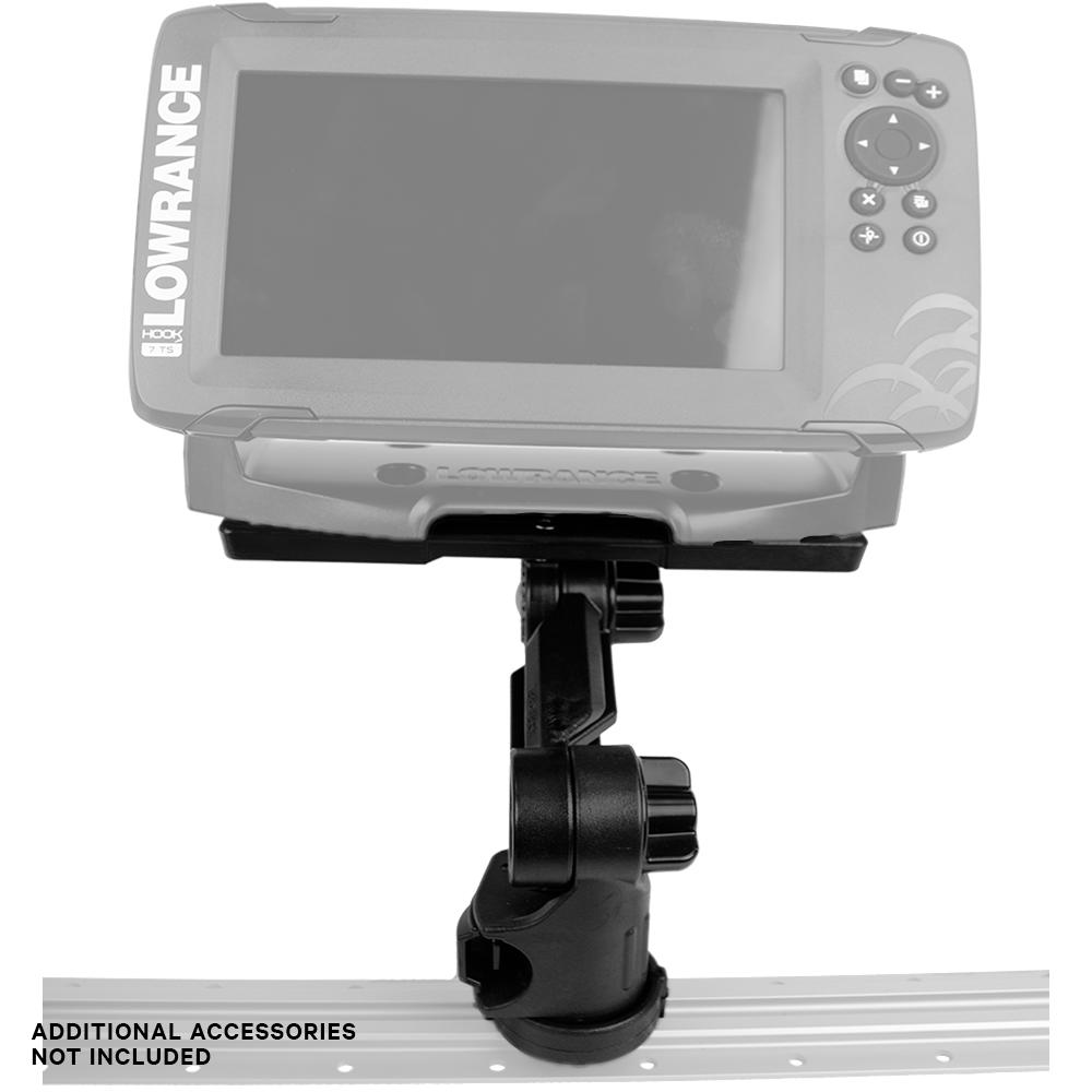YakAttack Rectangular Fish Finder Mount with Track Mounted